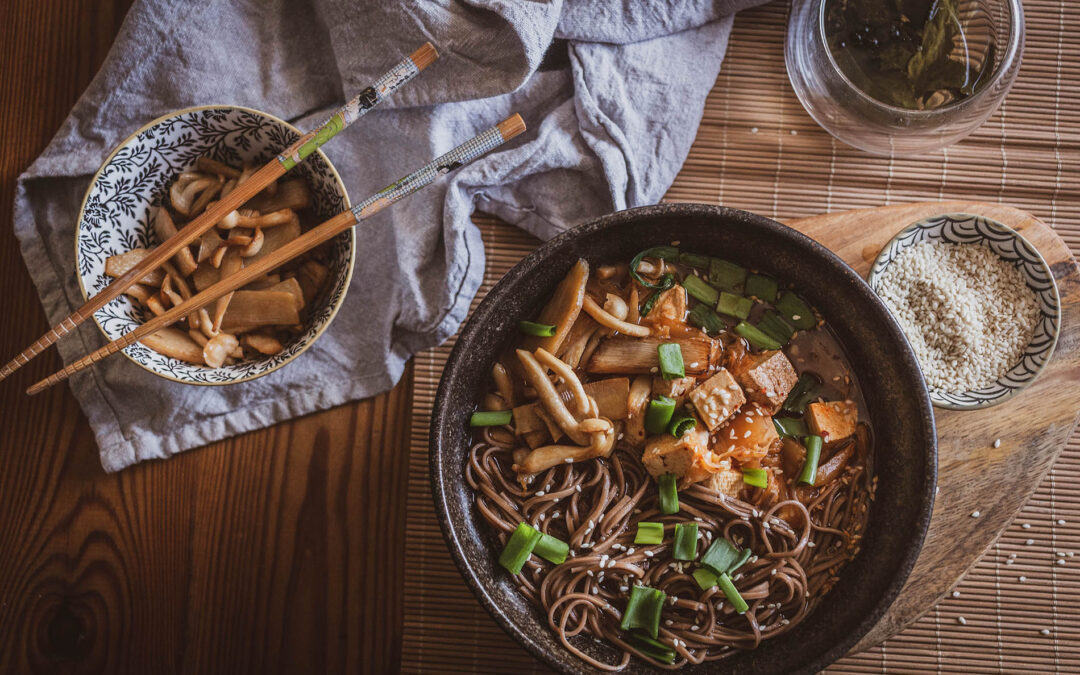 Zupa z kimchi z tofu