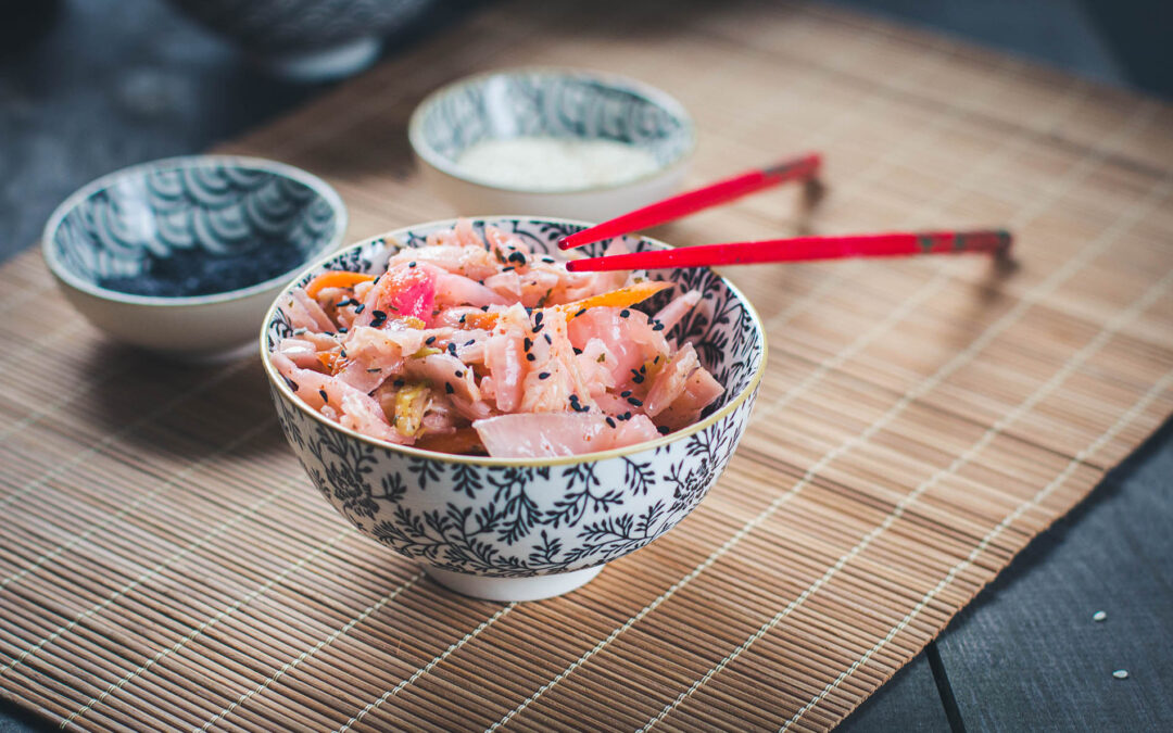 Różowe kimchi musztardowo-imbirowe