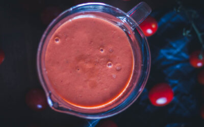 Malinowe gazpacho