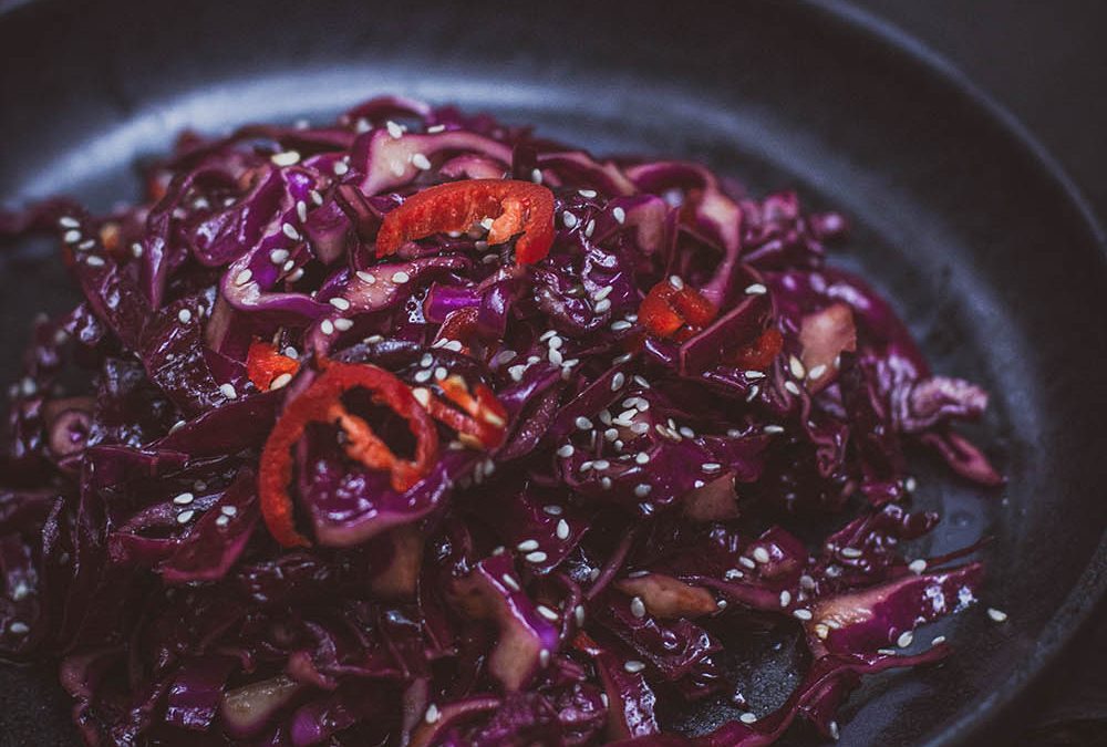 Coleslaw czyli azjatycka surówka z czerwonej kapusty