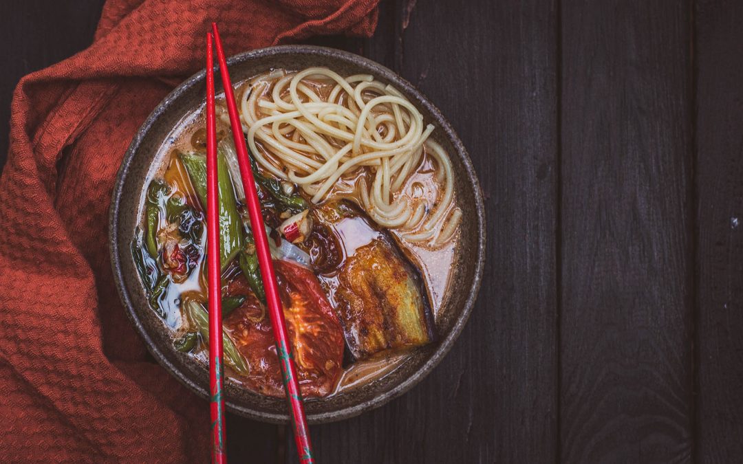 TOMATOMEN czyli wegetariański ramen pomidorowy