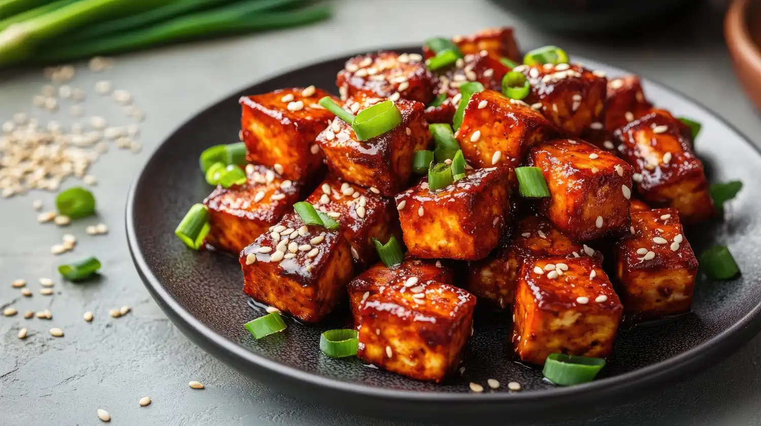 tofu_przepis_azjatycki przepis na szybkie tofu w stylu azjatyckim, przepis na tofu, tofu z patelni