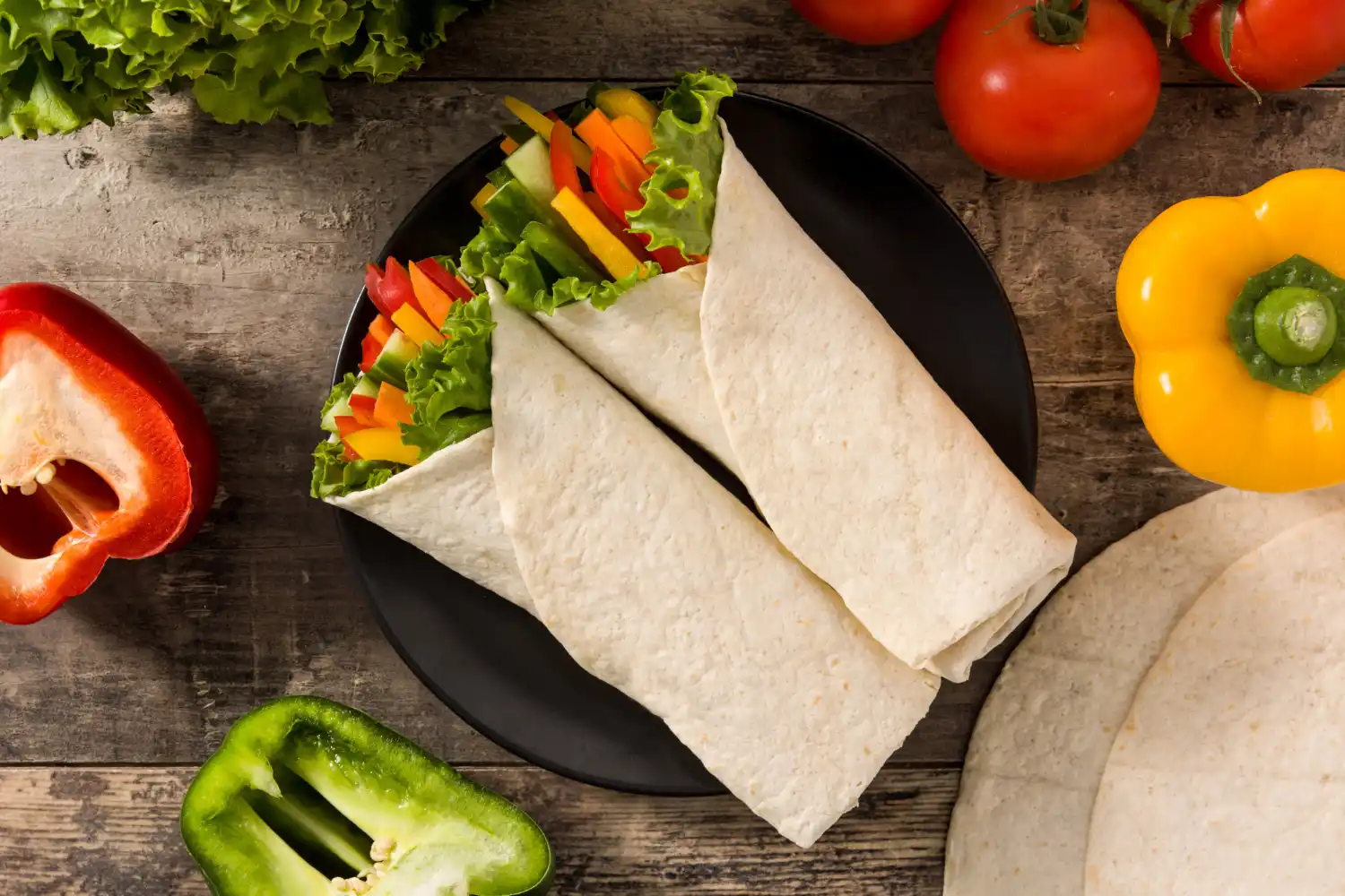 wegetarianski_wrap_z_tofu wegetariański wrap z tofu a la kurczak przepis