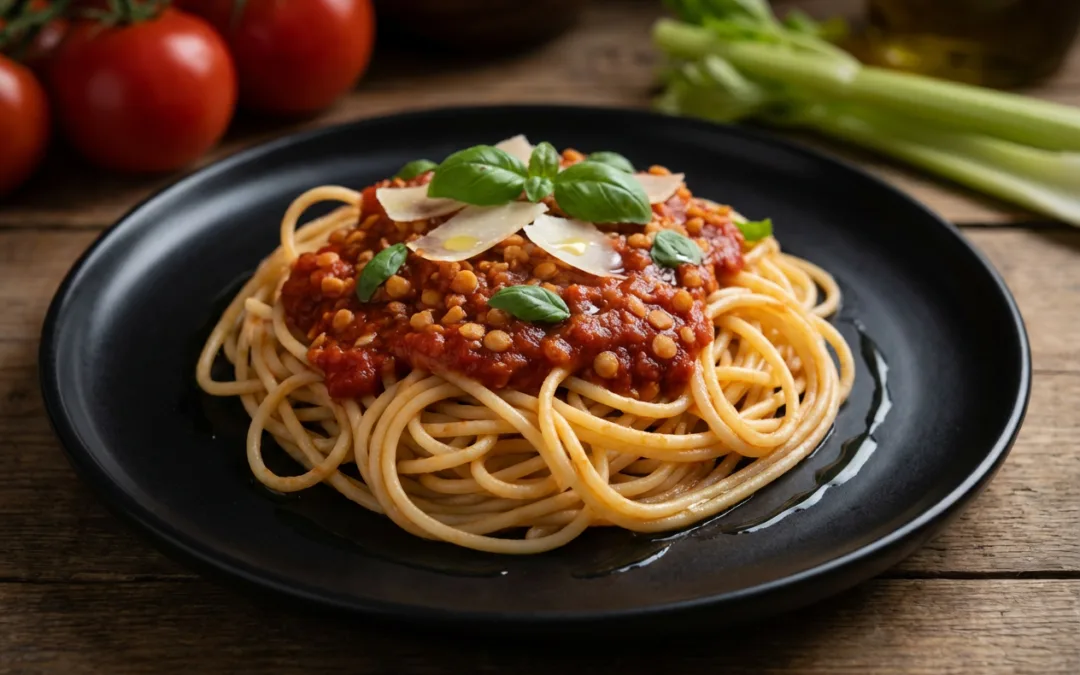 Spaghetti bolognese wege – przepis na pyszny wegański sos