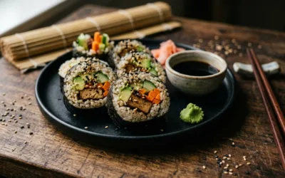 Futomaki wege – gruby japoński roll z warzywami