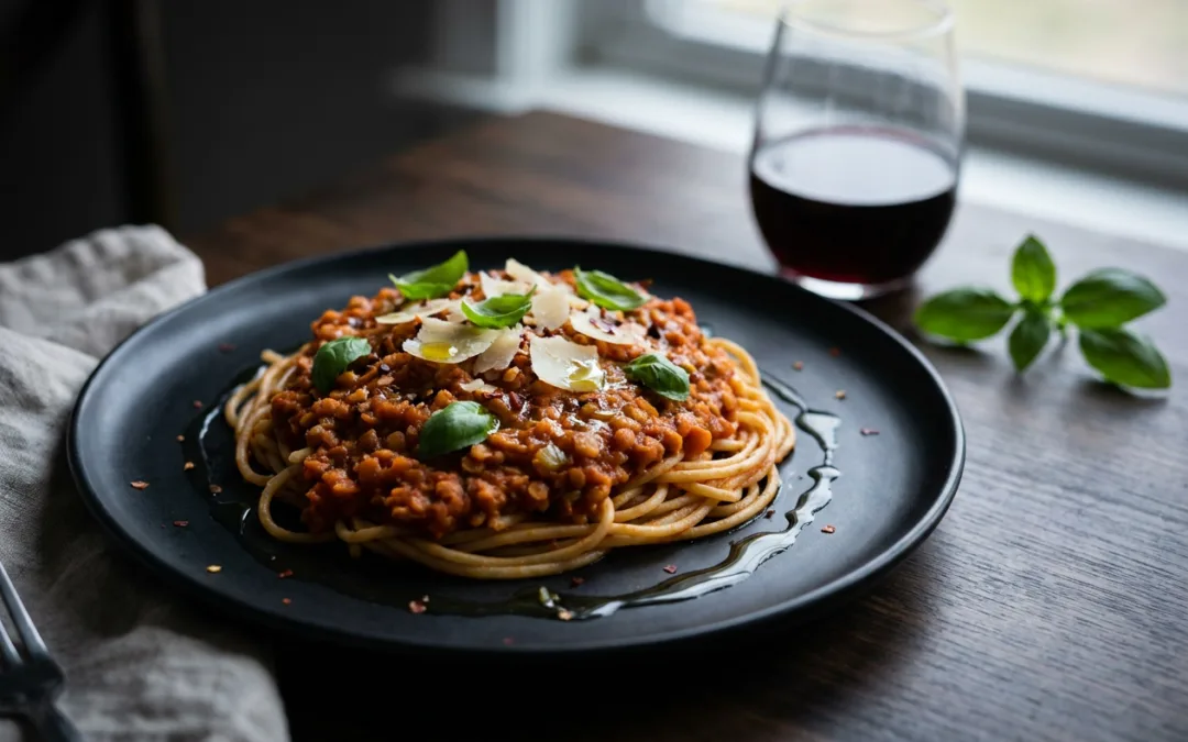 Przepis na wege spaghetti bolognese