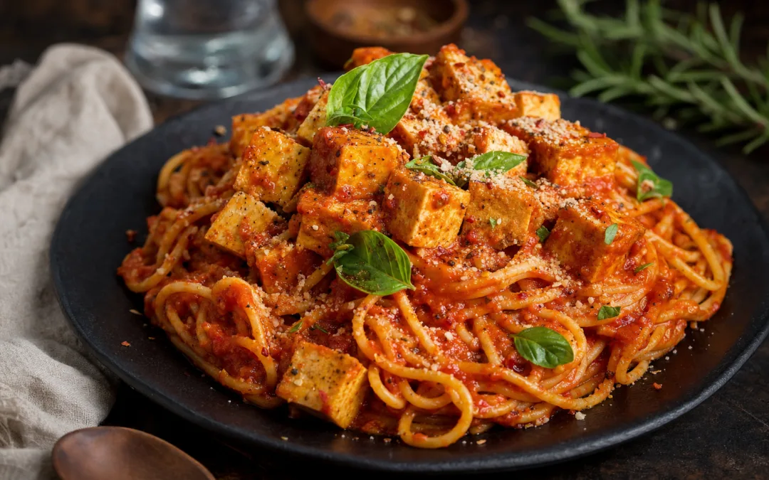Wege spaghetti z tofu