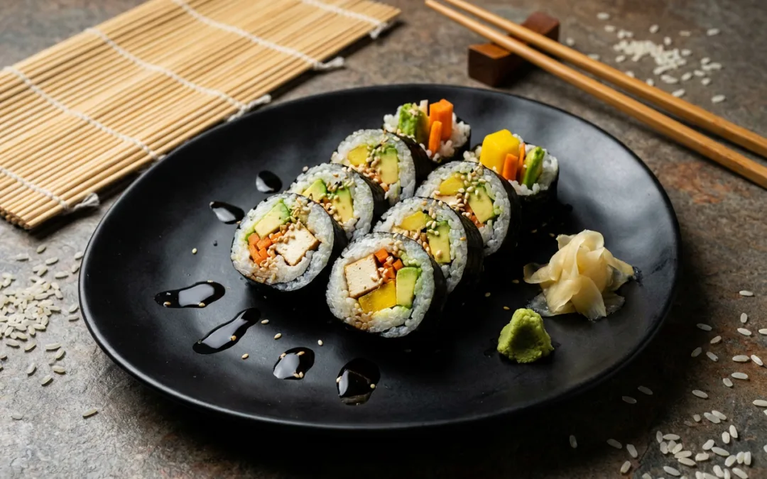 Wege sushi z czym – przepis na wegańskie rolki