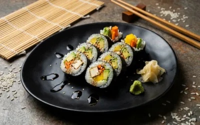 Wege sushi z czym – przepis na wegańskie rolki